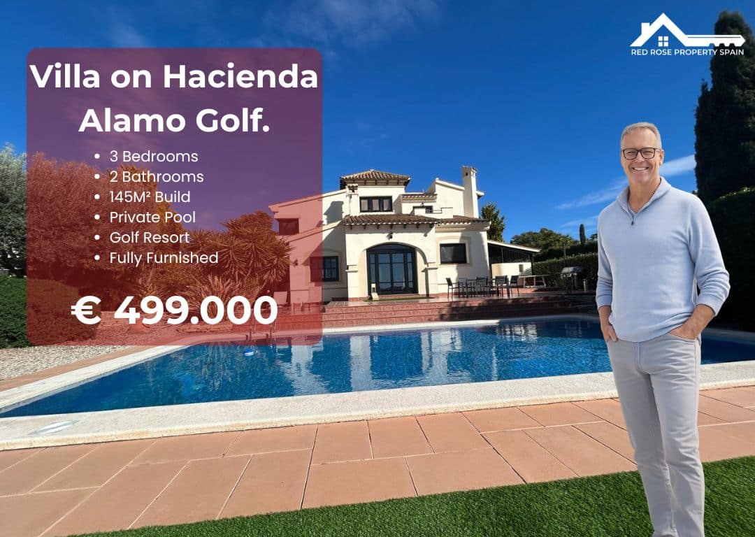 Villa on Hacienda Alamo golf resort in Murcia