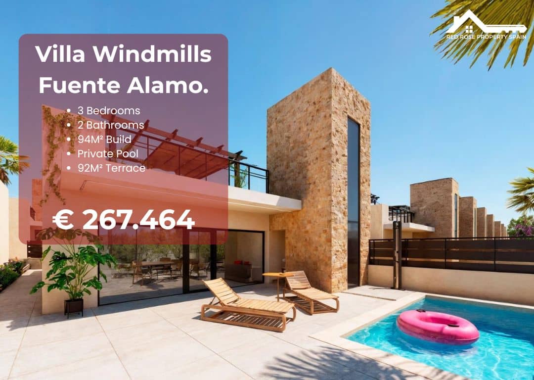 Villa windmills fuente alamo murcia
